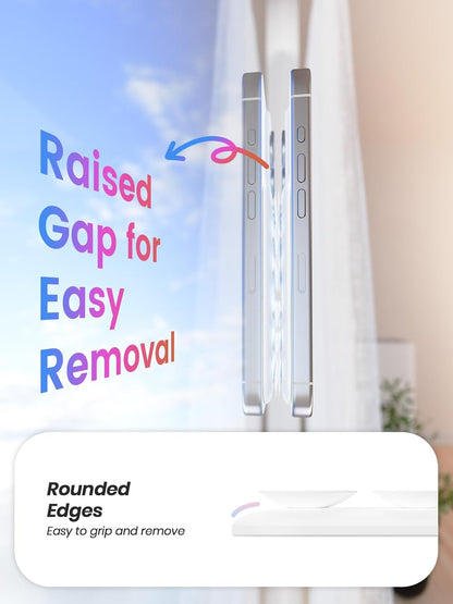 Klearlook Magnetic Suction Phone Mount for MagSafe Case, Removable Sticky Phone Grip Holder for Hands-Free Makeup/Selfie/Live Streaming/Vlog for TikTok & Instagram Influencer/Creator, Classic White