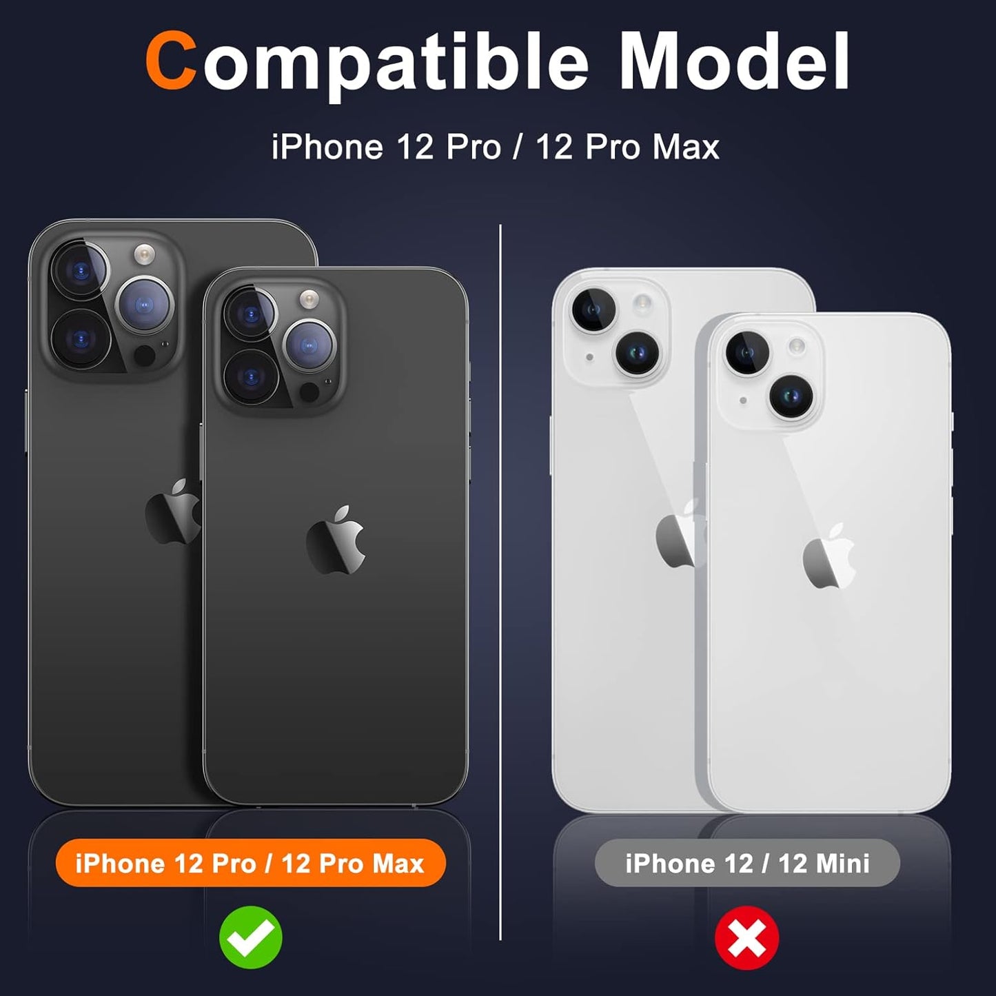 UniqueMe [ 3 Pack] Compatible with iPhone 12 Pro Max 6.7" Camera Lens Protector Tempered Glass,[Case Friendly][New version][Scratch-Resistant][Easy Installation] -Graphite Black