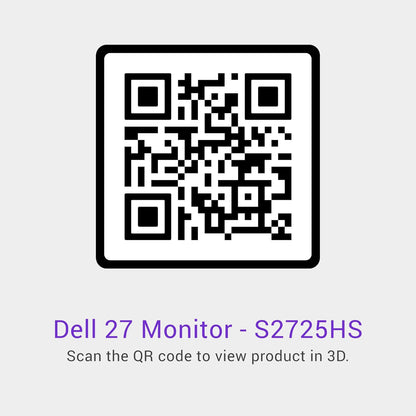 Dell S2725HS 27 Inch Monitor, FHD (1920x1080) Display, 100Hz Refresh Rate, 1500:1 Contrast Ratio, TÜV Rheinland Eye Comfort 4 Star, Integrated 2x5W Speaker, Height/Tilt/Swivel/Pivot- Ash White Color