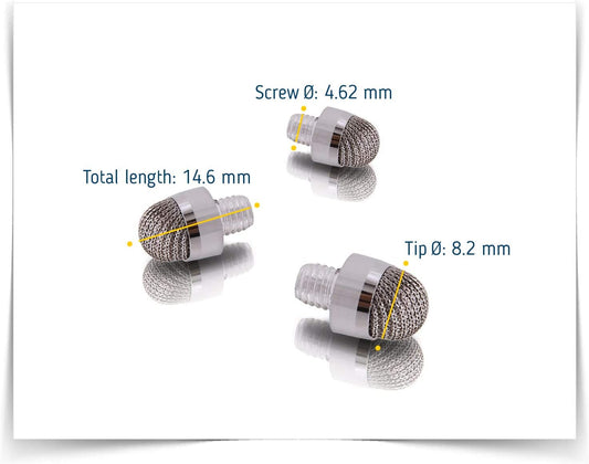 The Friendly Swede Stylus Replacement Tips for Extra Long Fiber Tip Stylus Pen, Stylus Tips, Stylus Pen Tips, Fine Tip Stylus Replacement Tips, Touch Screen Tips - 10 Pieces Stylus Pen Tips