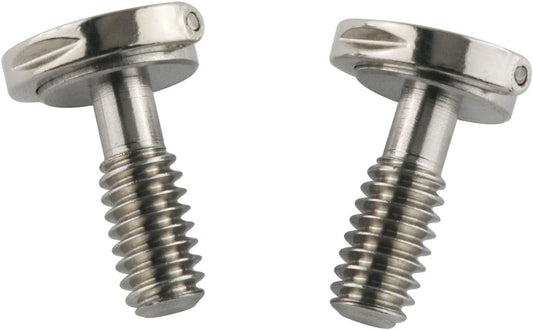 E-outstanding D Ring Hinged Screw 2PCS 1/4-20 Thread D-Ring Stainless Steel Camera Fixing Screws for Camera Tripod Monopod QR Plate 17mm Length