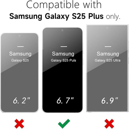 Battery Case for Galaxy S25 Plus, [12000mAh] Slim Portable Protective Fast Charging Case Backup Power Bank Battery Case Compatible with Galaxy S25 Plus-6.7 inch-Black