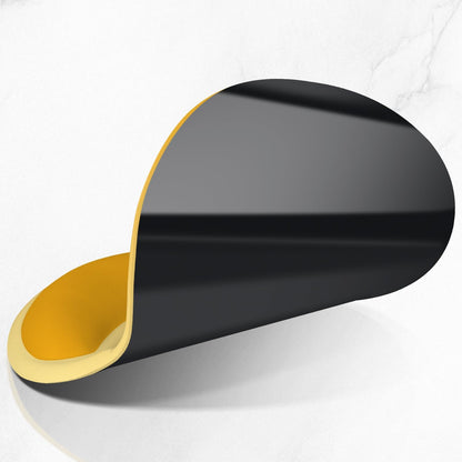 ITNRSIIET Ergonomic Mouse Pad with Comfort Gel Wrist Rest, Non-Slip PU Base, Smooth Textured Surface, Reduces Hand Fatigue & Wrist Pain, 8.7 x 7.2 Inch for Office Gaming Home, Yellow Gradient