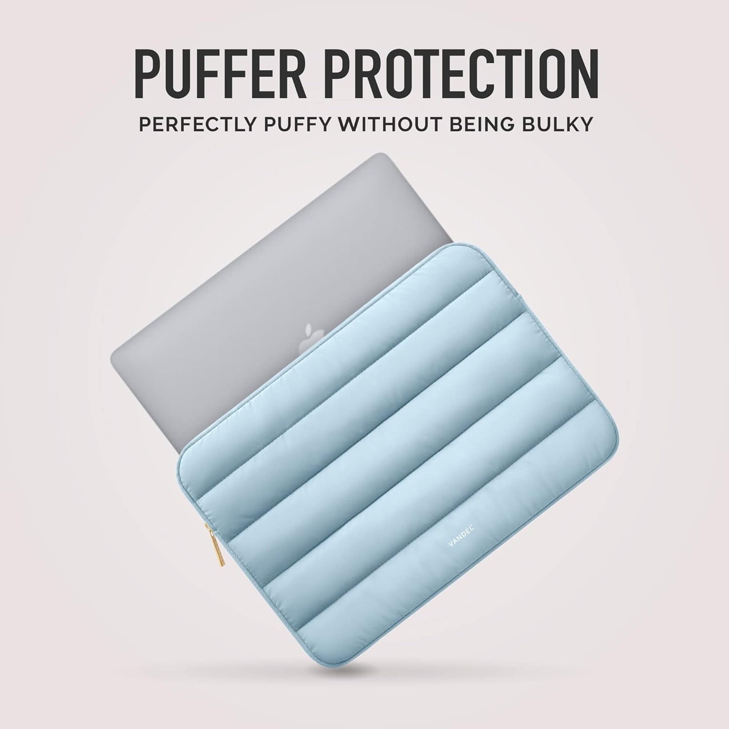 Vandel - The Original Puffy Laptop Sleeve 15-16 Inch Sleeve for Women and Men MacBook Pro 16 in Case, Cute Computer Bag 15.6 Inch HP Carrying Case - Apple, Asus, Dell, HP Laptop Case 15.6 Cover