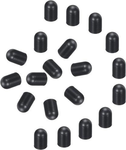 MECCANIXITY 40Pcs Replacement Stylus Pen Tips 4.5mm Conductive Capacitive Touch Screen Pens Tips Silicone Rubber, Black