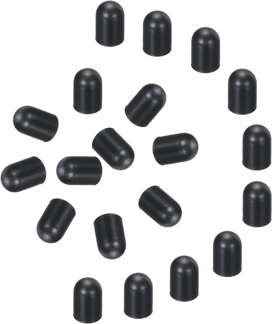 MECCANIXITY 40Pcs Replacement Stylus Pen Tips 4.5mm Conductive Capacitive Touch Screen Pens Tips Silicone Rubber, Black