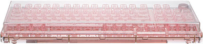 KiiBoom Premium Acrylic Transparent Keyboard Dust Cover, Waterproof, Anti-Dust, Anti-Cat Protector Cover Lid for Mechanical Keyboard (Clear, 15.4'' x 5.3'' x 0.78'')