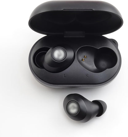 Replacement Silicone Ear Tips for Ray-con E25, Ray-con Everyday/Fitness Earbuds, 9 Pairs (S/M/L, Black)