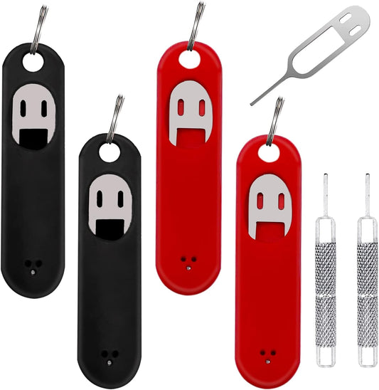 6 Pack SIM Card Removal Tool, Sim Card Tray Opening Tool Eject Pins Needle Opener Ejector Compatible with All iPhone Apple iPad HTC Samsung Galaxy Cell Phone Smartphone Watchchain Link Remover