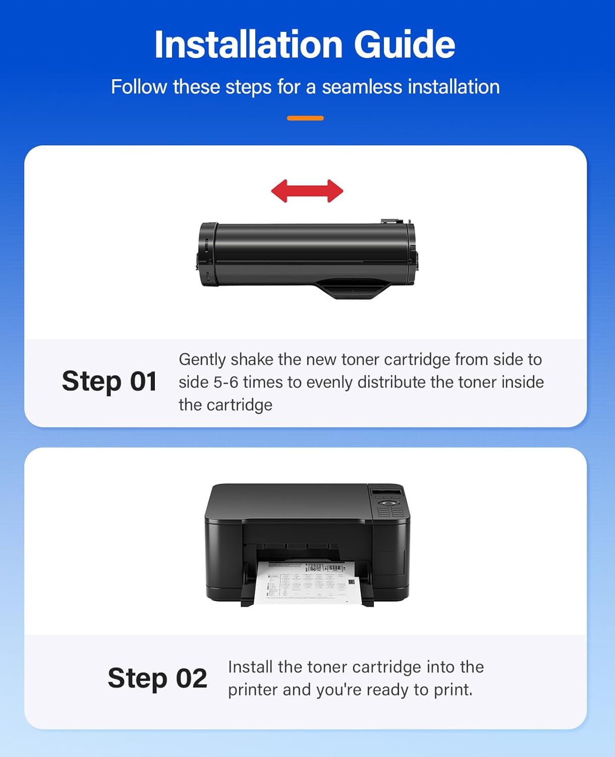 VersaLink B400 B405 Black Toner Cartridge 2-Pack Replacement for Xerox 106R03580 106R03582 106R03584 Toner Compatible with Xerox VersaLink B400 B400N B400DN B405 B405N B405DN Laser Printer Ink Copier