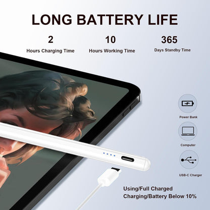 2 Pieces AMZ Fire Max 11 Pen Tablet Stylus Pen for AMZ Fire HD 10 Fire HD 8 Stylists Tablets Touch Screen Pencil (Blue)