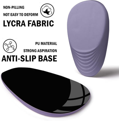 Ergonomic Mouse Pad with Wrist Rest Support,Mousepad Relief Carpal Tunnel Pain, Entire Memory Foam Mouse Pad with Non-Slip PU Base, Wireless Mouse Pad, Purple