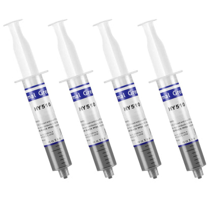 HY-510-100g (25g*4) Thermal Conductivity: >1.93W/m-k CPU Thermal heatsink Paste Silicone Grease Compound Non-Conductive for pc CPU gpu PS4 100 Gram
