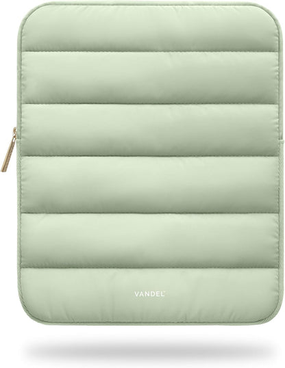 Vandel - The Original Puffy iPad Sleeve 9-11 Inch Tablet Sleeve, Green i Pad Case for Women and Men, Cute iPad Air Pouch, 9 10 Inch, 11 Inch Bag