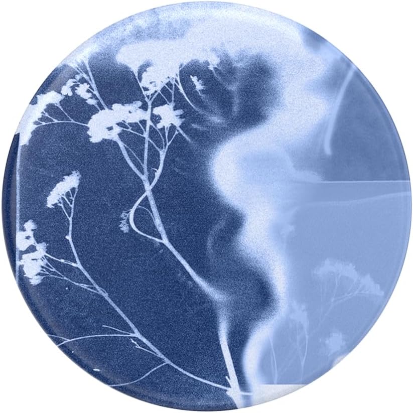 PopSockets Phone Grip with Expanding Kickstand, Adhesive Grip - Indigo Blooms