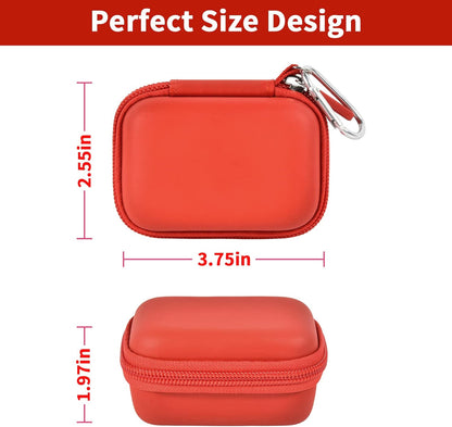 Portable Charger Power Bank Case for Swyop/for Feob/for Charmast/for JEJILL/for LanLuk/for VEGER/for iWALK/for Taegila/for Kuulaa and More Small Charging Battery Pack - Bag Only (Red)