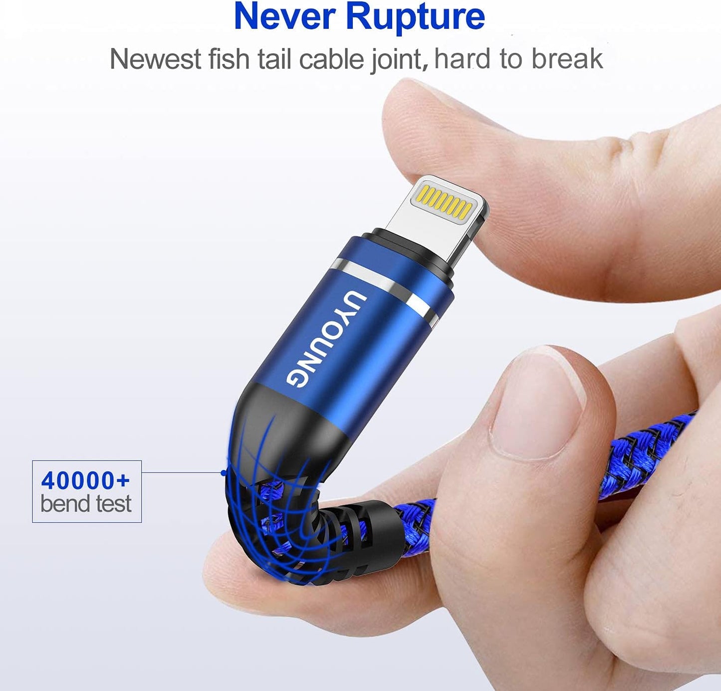 3FT Lightning Cable 3Pack MFi Certified iPhone Charger Cable USB Apple Charging Cord Compatible with iPhone 14/13/12/11/X/XS/XR/XS Max/8/7/6/5S/SE/iPad Pro/Mini/Air