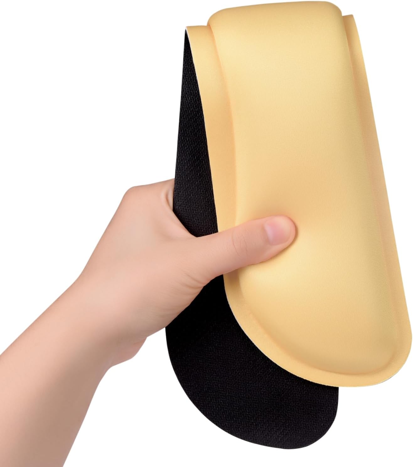 Dapesuom Enlarge Keyboard Wrist Rest, Memory Foam Wrist Cushion for Desk Mats Support, Cute Typing Pain Relief Keyboard Mouse Pad Rests Set with Non-Slip Base for Gaming Laptop Office, Navajo White