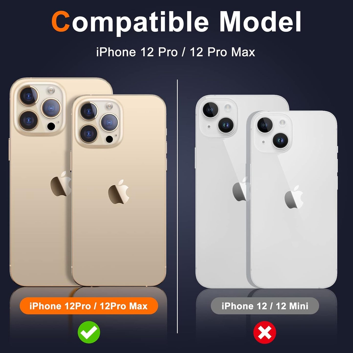UniqueMe [ 3 Pack] Compatible with iPhone 12 Pro Max 6.7" Camera Lens Protector Tempered Glass,[Case Friendly][New version][Scratch-Resistant][Easy Installation] -Golden