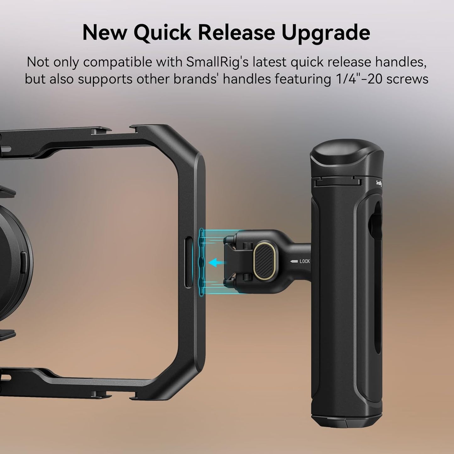 SmallRig Universal Quick Release Phone Cage, Aluminium Alloy Magnetic Smartphone Video Rig Support for MagSafe, Phone Video Rig for iPhone 16 15 14 Pro Max for Samsung for Huawei and More