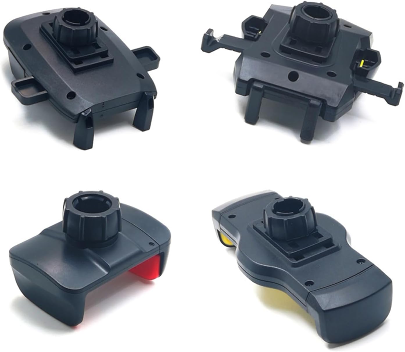 Maxmoral 16PCS Black Plastic Tightening Nut Ball Joint Fixing Adapter Head Holder Ring Car Holder Screw Fixing Head Holder for 17mm Ball Adapter