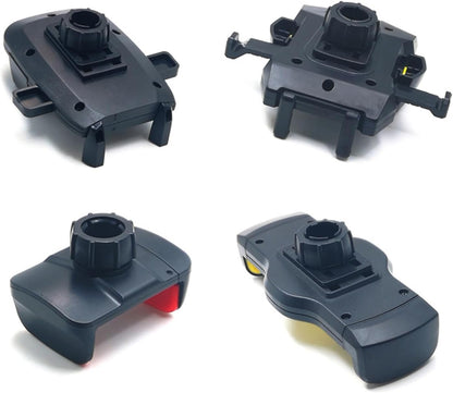 Maxmoral 16PCS Black Plastic Tightening Nut Ball Joint Fixing Adapter Head Holder Ring Car Holder Screw Fixing Head Holder for 17mm Ball Adapter