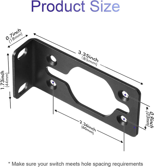 Rack Mount Kit 1U Universal Rack Ears for HP/ProCurve/Aruba/OfficeConnect/HPE Switches