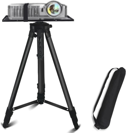 Portable Projector Stand Tripod Adjustable: Universal Laptop Standing Height from 17" to 46" with Carry Bag for Projectors Laptops Photography