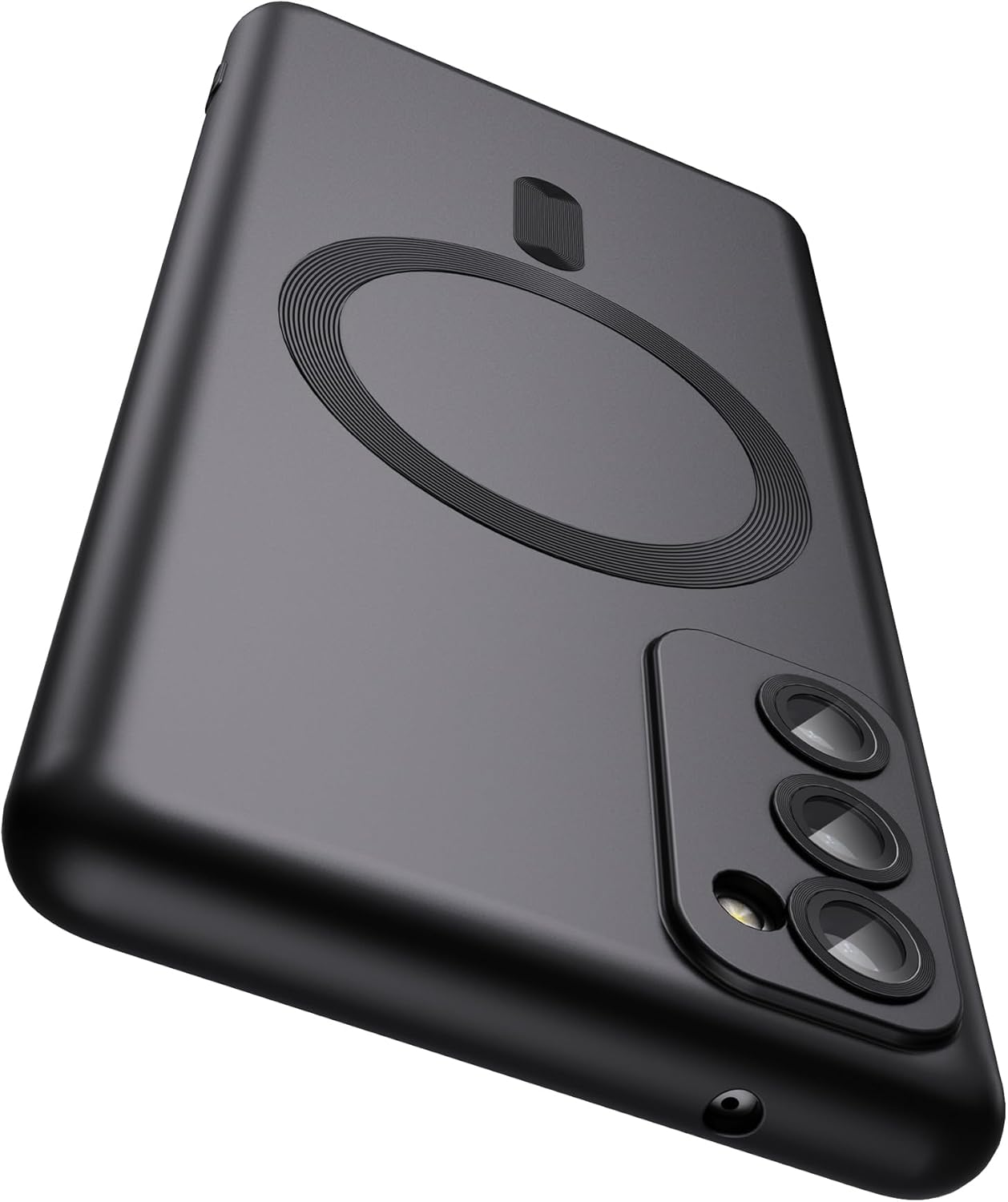 Magnetic for Samsung Galaxy S20 FE 5G Case 【Compatible with MagSafe】【Built-in Camera Lens Protector】 Slim Soft TPU Shockproof Phone Shell (Black)