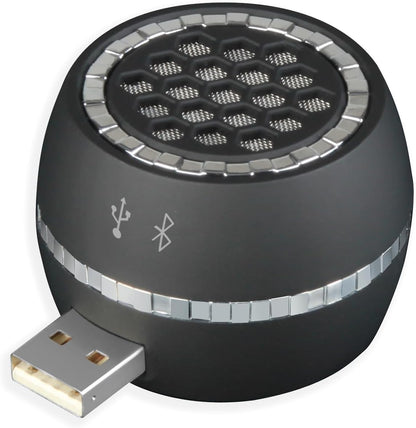 USB Mini Portable Speaker with USB Plug & Play and Bluetooth Connection, Small External Speaker for Computer/Tablet/Smartphone, Crystal Clear & Loud
