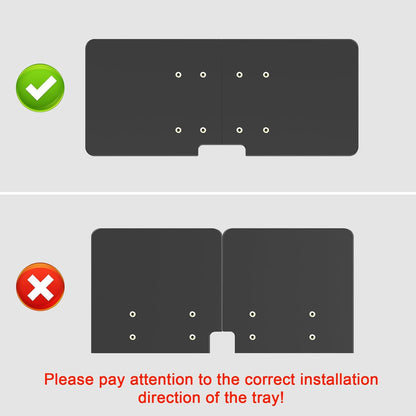 Large Under Desk Rotatable Computer Keyboard and Mouse Tray, Extra Sturdy Desk Swivel Clamp, Ergonomic Keyboard & Mouse Tray for Typing in Home, Office Work, 23 x 10 Inch