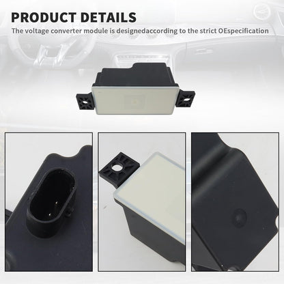 Voltage Converter Module Auxiliary Battery for Mercedes for Benz C300 C43 AMG E400 GLC250 S500 S65 AMG Replacement # 2054400073 2059052809 2059053414