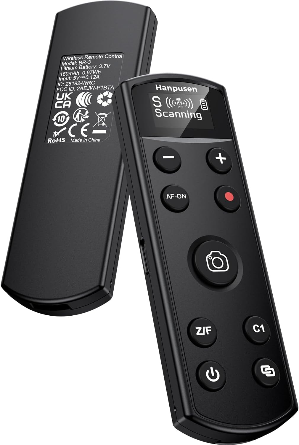 for Sony Camera Remote Control, Hanpusen Rechargeable Wireless Shutter Release with OLED Screen for ZV-E10/ZV-1/A7 III/A7 IV/ZV-1F/A6400/A6700/A6600/A6100/ZV-E1/FX30/A7C II/FX3, Replace RMT-P1BT