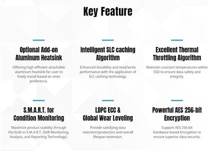 KLEVV CRAS C910 4TB M.2 2280 NVMe PCIe Gen4x4 Laptop & Desktop Internal SSD Heatsink Included, up to 5200MB/s (K04TBM2SP0-C91)