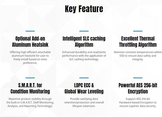 KLEVV CRAS C910 1TB M.2 2280 NVMe PCIe Gen4x4 Laptop & Desktop Internal SSD Heatsink Included, up to 5000MB/s (K01TBM2SP0-C91)