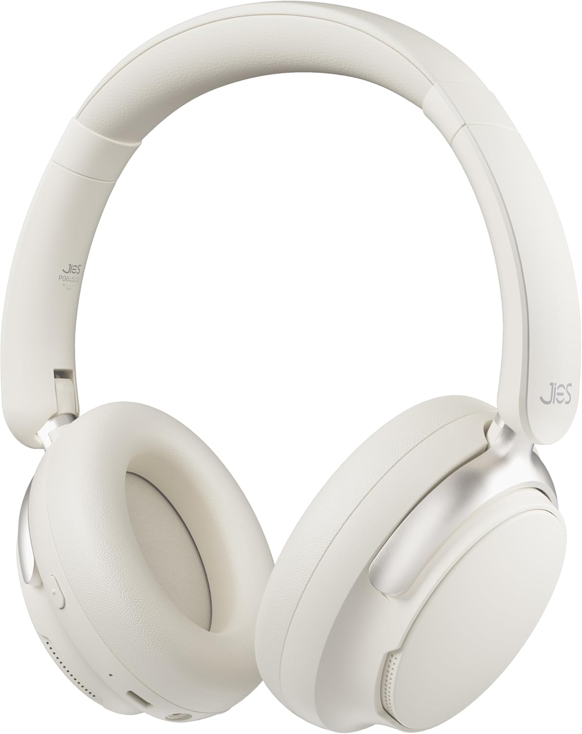 Active Noise Cancelling Headphones,Wireless Headphone with Transparent Mode,Hi-Res Audio,Deep Bass,160H Playtime,Foldable Storage Over Ear Bluetooth Headset for Daily Use/Gaming/Work/Travel-Beige