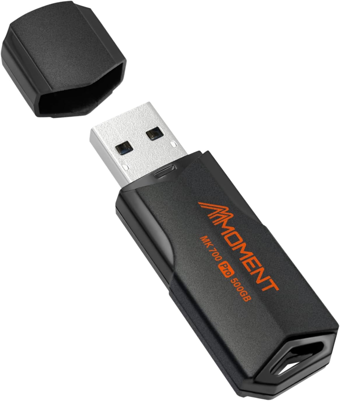 MMOMENT MK700 500GB USB 3.2 Gen2x1 Flash Drive, Read Speed up to 600MB/s, Write Speed up to 500MB/s, Thumb Drive