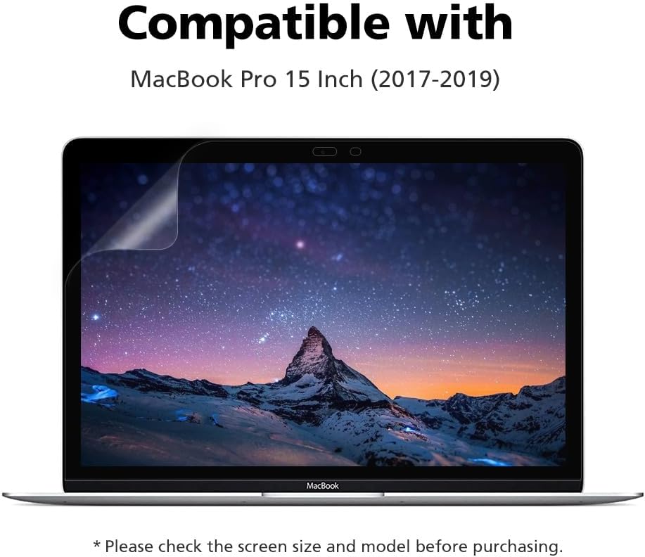 Anti Blue Light Matte Screen Protector for MacBook Pro 15" (2017-2019) | Anti-Glare | Reducing Eye Fatigue with Blue Light Blocking Filter