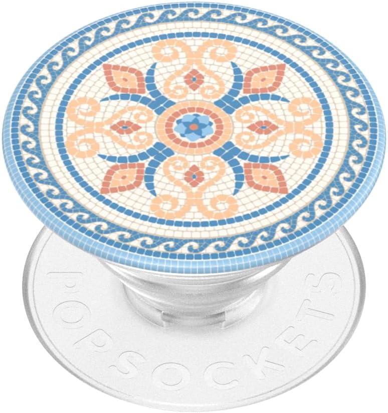 PopSockets Phone Grip with Expanding Kickstand, Adhesive Grip - Portofino Tile