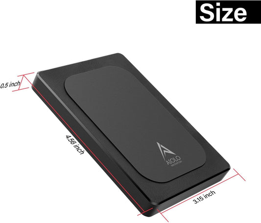 1TB External Hard Drive Ultra Slim Portable HDD-USB 3.0 USB-C for PC, Mac, Laptop, PS4, Xbox one,Xbox 360