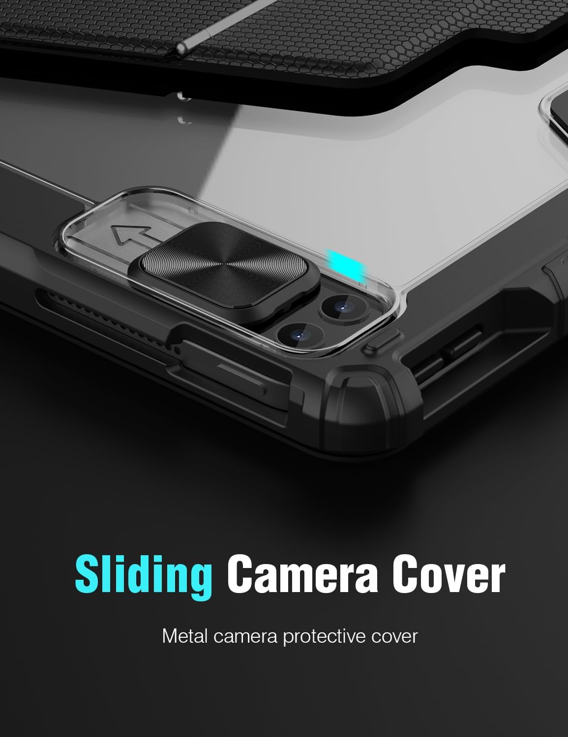 Nillkin for iPad Pro 13 Inch Magic Keyboard Case(2024, M4), iPad Pro 13 Keyboard Case with Stand-Slide Camera Cover, Backlit Keyboard Cover with Pencil Holder & Touchpad, Removable Magnetic Case