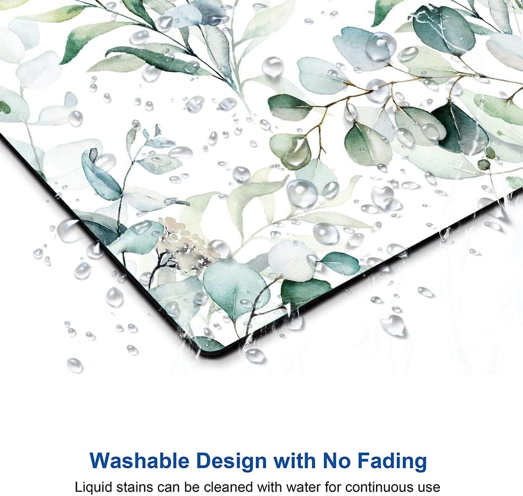 Mouse Pad, Premium-Textured Mouse Mat, Non-Slip Rubber Base Mousepad for Laptop, Computer & PC,9.5×7.9 in, Green Grass