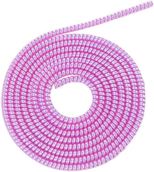 Spiral Cable Protector, 1.5m (4.92ft), Purple