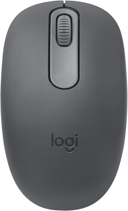 Logitech M196 Bluetooth Wireless Mouse, Compact and Portable Mouse for Laptops, Tablets and More, 12-Month Battery, Smooth Tracking, Compatible with PC and Mac, Windows and macOS - Graphite