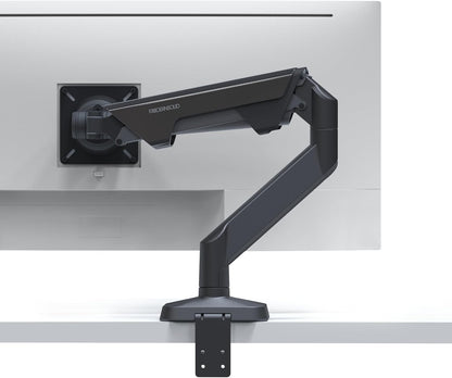 Heavy Duty Monitor Arm Desk Mount for 34 to 49 inch Ultrawide Curved Flat Monitors, Supports 14 to 38 lbs, Smooth Gas Spring Movement, VESA 75x75/100x100, Black, Classic