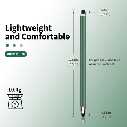 Stylus Pen for Touchscreen,5 PCS Stylus,2-in-1 Stylus Pen for iPad, High Sensitivity Precision Suitable for All Touch Screens of iPhone/ipad/Android Tablet(Black/White/Gray/Gold/Dark Green)