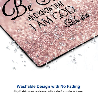 Mouse Pad, Premium-Textured Mouse Mat, Non-Slip Rubber Base Mousepad for Laptop, Computer & PC,9.5×7.9 in,Bible Be Still