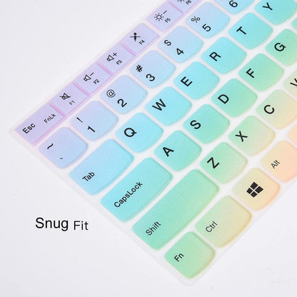 Keyboard Cover for Lenovo ThinkPad E15 Gen 4/3/2 E580 E590 E595, ThinkPad L15 Gen 2/1 L580 L590, ThinkPad T15 T15p P51s P52 P52s P53 P72 P73 T570 T575 T580 T590(NOT for P51 T560 T550) -Colorful