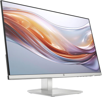 HP Series 5 524sh Monitor (Replaces M24h) 24" IPS FHD (1920x1080) 99% sRGB Display, Adjustable Tilt, Flicker Free, Anti-Glare, Low-Blue Light Filter, Black/Silver w/DKZ Hub USB Port Expander