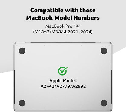 acer [2 Pack] Laptop Privacy Screen for MacBook Pro 14 Inch (2021-2024 M1, M2, M3, M4), Eye Protection Anti Spy/Glare Blue Light Computer Monitor Privacy Filter, Dual-Sided Magnetic & Removable